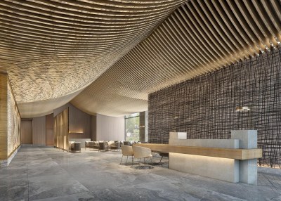 现代酒店大堂3D模型下载